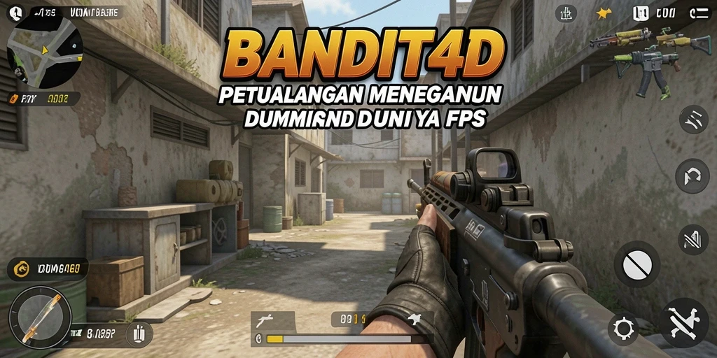 Tangkapan layar menyajikan aksi menegangkan dalam BANDIT4D.