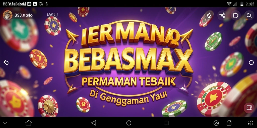 Tampilan gameplay menarik dari BEBASMAX dengan fitur Kasino yang seru.