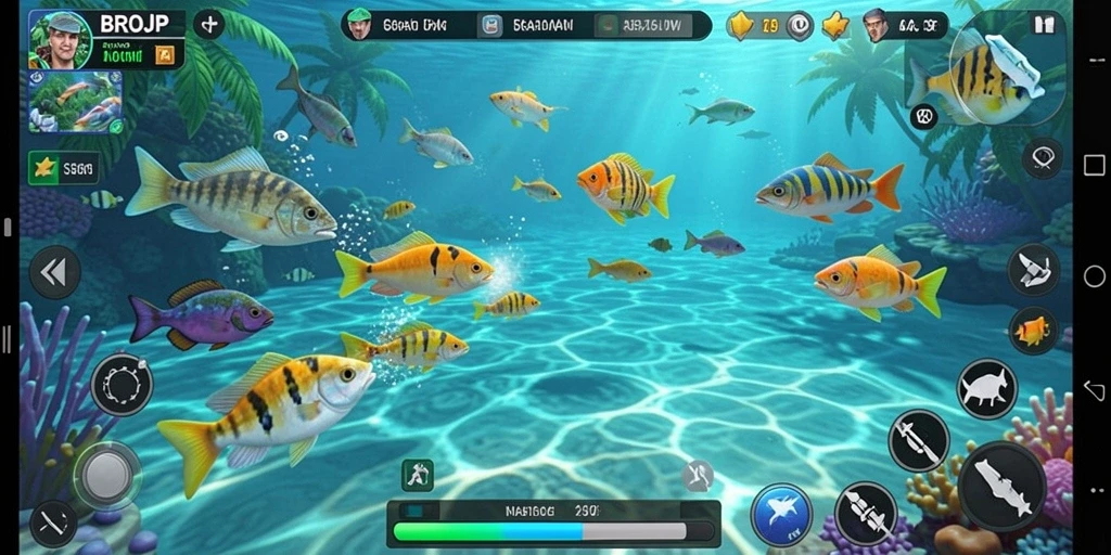 Gameplay menarik BROJP saat menembak ikan.