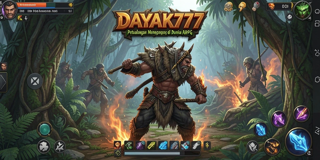 Tampilan gameplay menarik di <strong>DAYAK777</strong> dengan aksi petualangan yang intens.