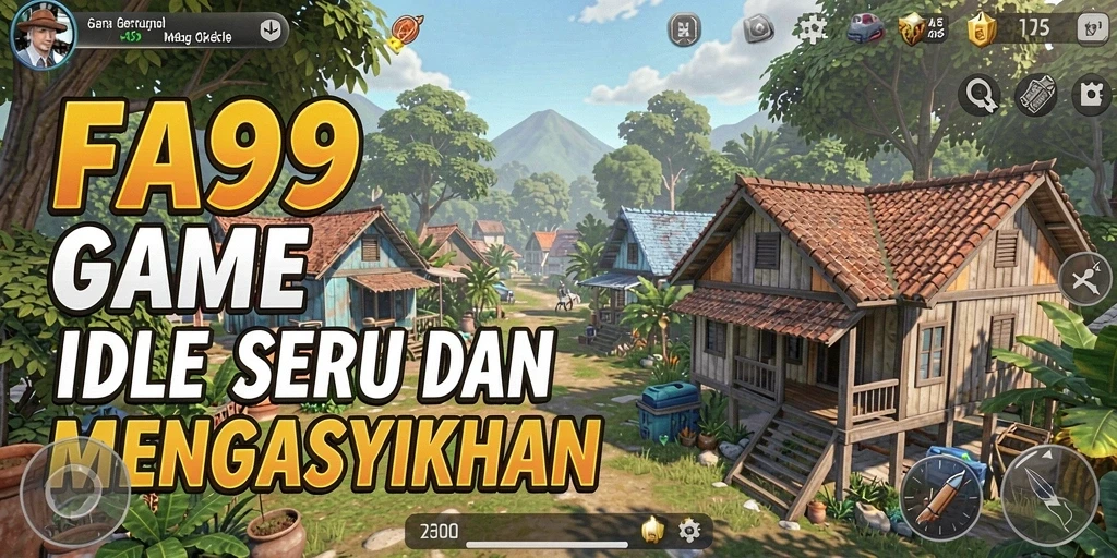 Screenshot gameplay <strong>FA99</strong> menampilkan kemajuan yang mengasyikkan dalam game Idle.