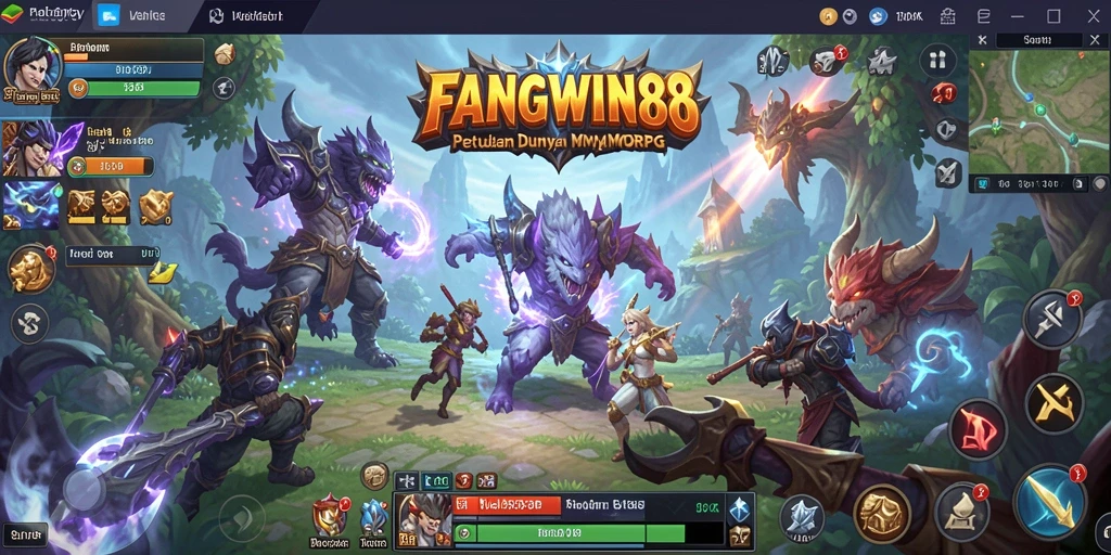 Tampilan menarik gameplay FANGWIN88 yang penuh aksi.
