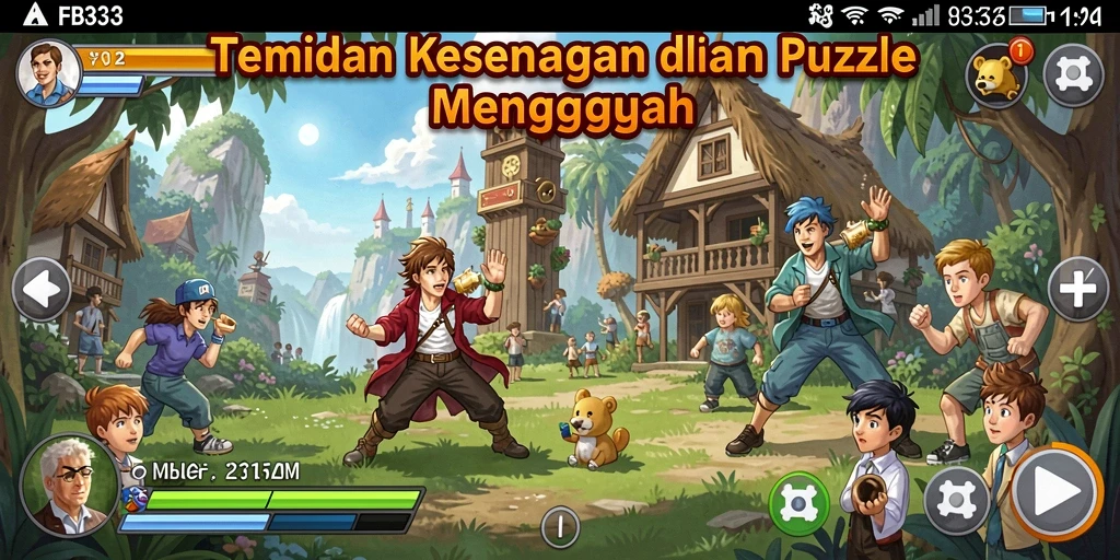 Screenshot gameplay FB333 dengan tantangan puzzle yang menarik.