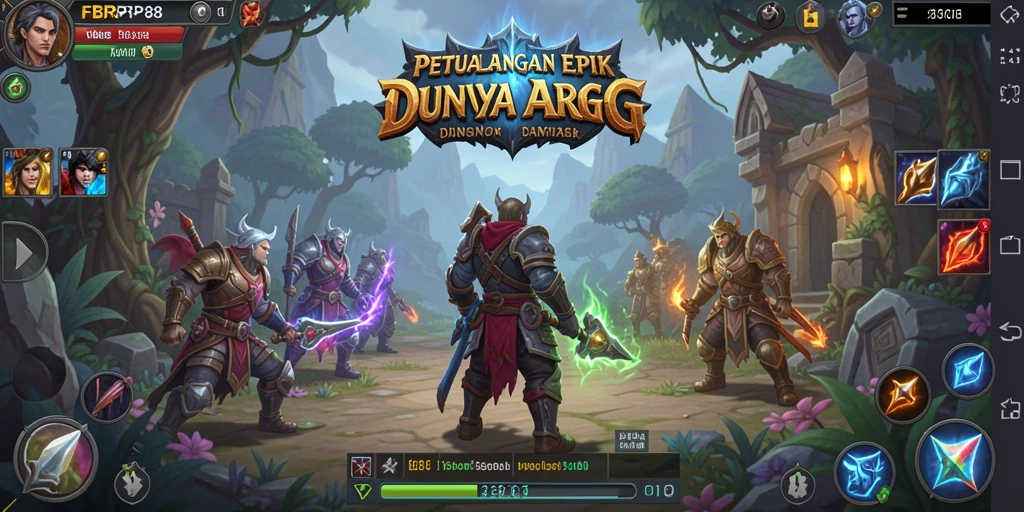 Tampilan gameplay <strong>FBRP88</strong> menampilkan aksi pertempuran seru antar karakter.