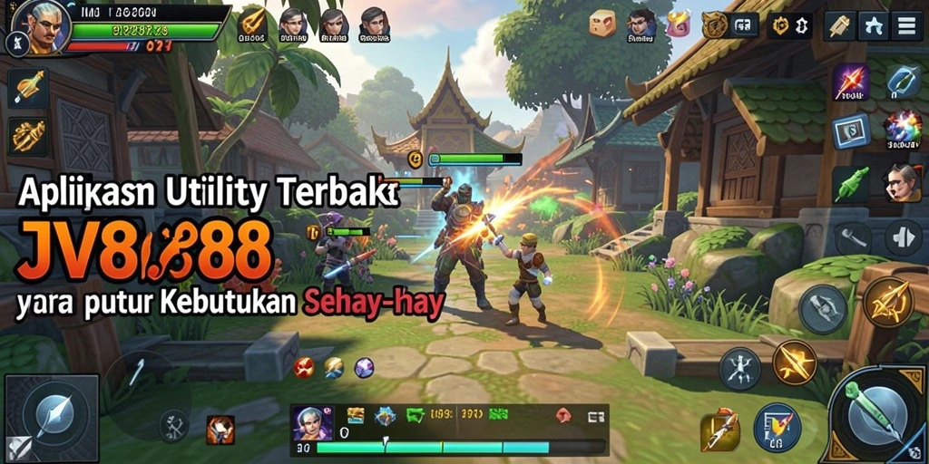Tampilan antarmuka JV88 yang sederhana dan fungsional.