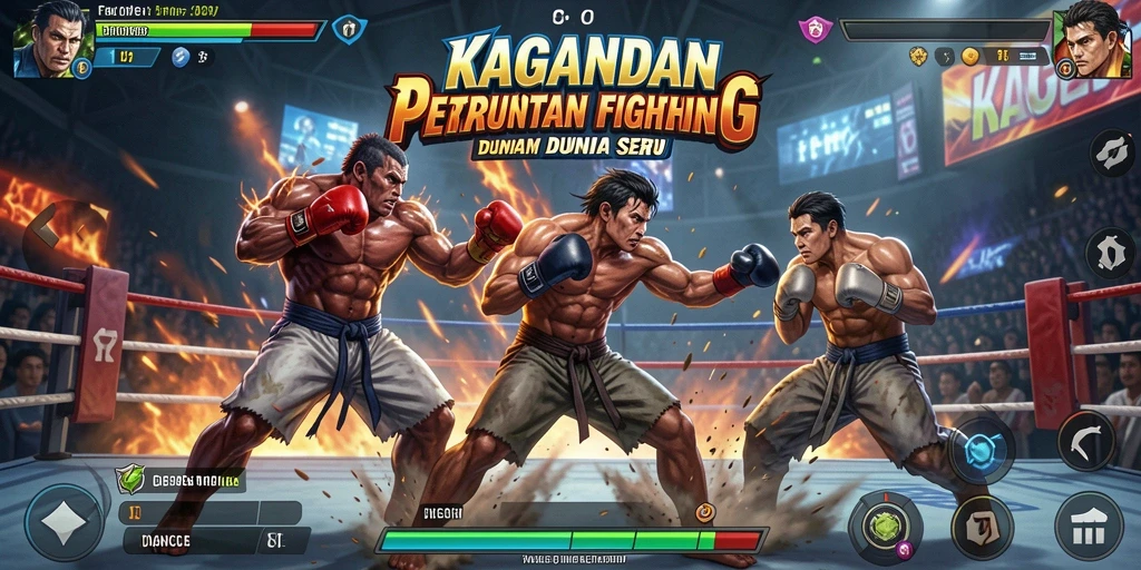 Tampilan seru dari pertarungan intens di KAGANDAN.