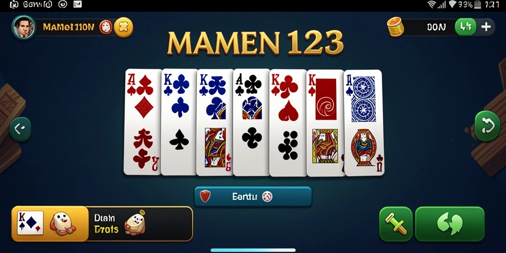 Tampilan gameplay seru MAMEN123 yang memikat.