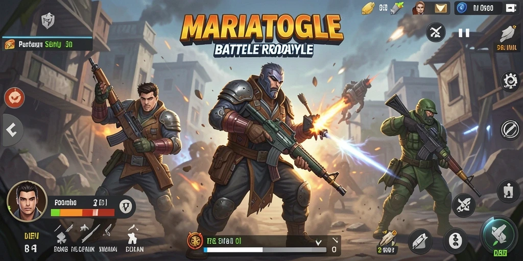 Gameplay MARIATOGEL menampilkan aksi seru dan strategi pertarungan.