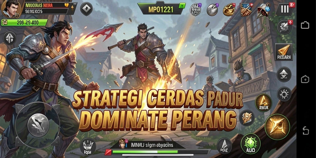 Screenshot menampilkan aksi pertempuran seru dalam MPO1221.