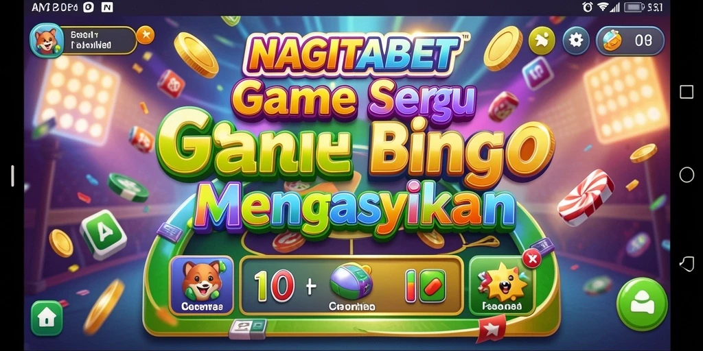 Tampilan menarik dari gameplay Bingo di NAGITABET.