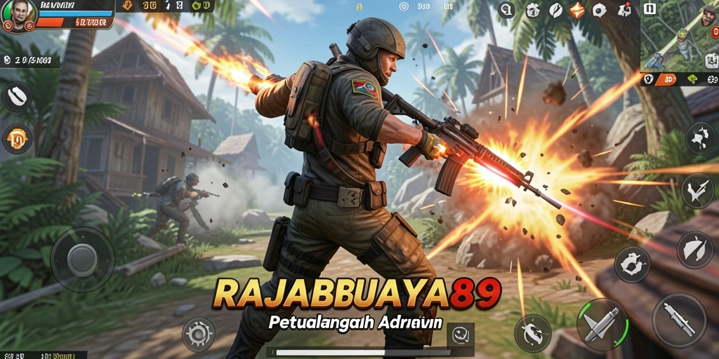 Tampilan gameplay seru di RAJABUAYA89 dengan aksi mendebarkan.