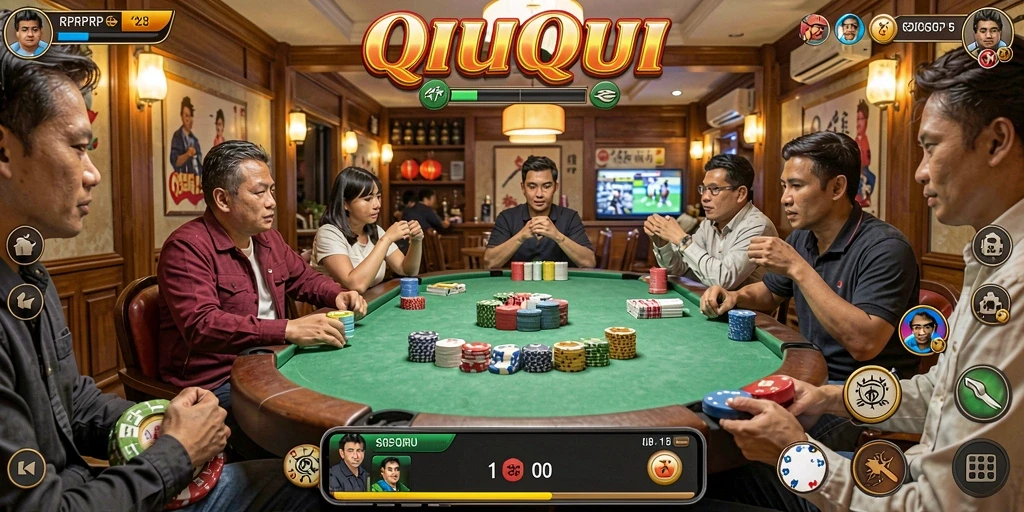 Tampilan gameplay mendebarkan saat bermain RPRPRP QiuQiu.