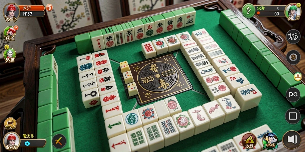 Tampilan gameplay seru dari RR33 yang menampilkan tantangan Mahjong.