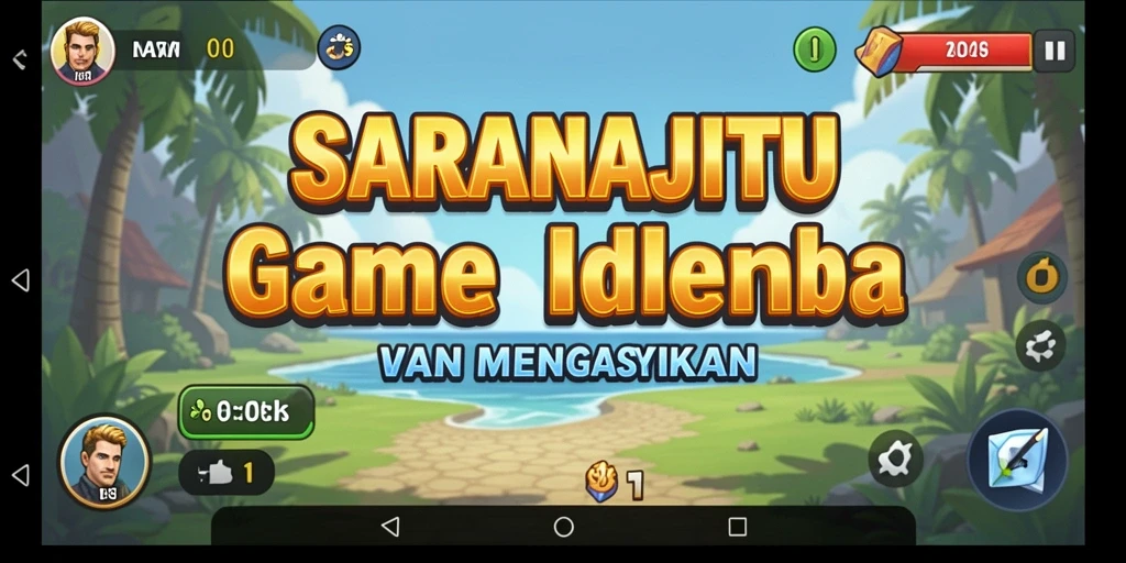 Tampilan gameplay <strong>SARANAJITU</strong> yang santai dan menghibur.