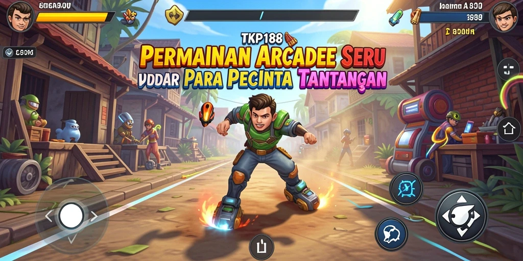 Tampilan gameplay TKP188 yang menegangkan dalam dunia Arcade.