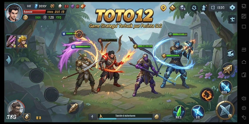 Tampilan gameplay TOTO12 yang seru dan menantang.