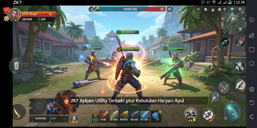 Tampilan antarmuka pengguna ZK7 dengan fitur Utility yang menarik.